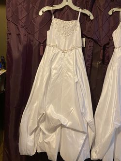 Brand new flower girl dresses with tags on 