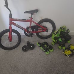 Kids Bikes/Skates For $85.00 Or Best Offer