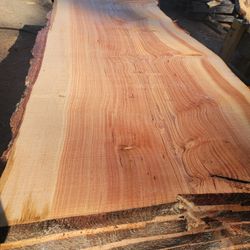 Kiln Dried Natural Live Edge Douglas Fir Slab 