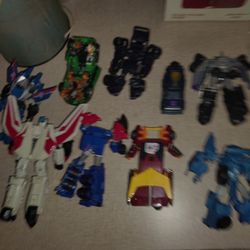 Transformers Action Figures Lot 9