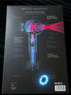 Brand new supersonic hair dryer $100