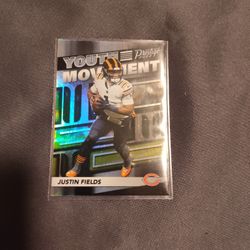 Justin Fields Youth Movement Silver Foil