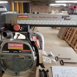 Craftsman 10 in Radial Arm Saw + Leg Stand 