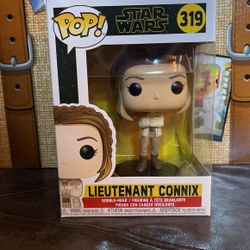 Funko Pop Star Wars, ( Billie Lourd) Lieutenant Connix Bobble Head #319