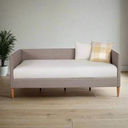 Make An Offer   Alpine Dark Grey Linen Britney Daybed Sofa Couch 1296T FFE-1040.   4 Avail 