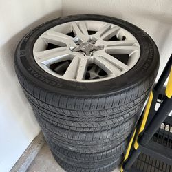 Set of OEM Audi Wheels And Tires