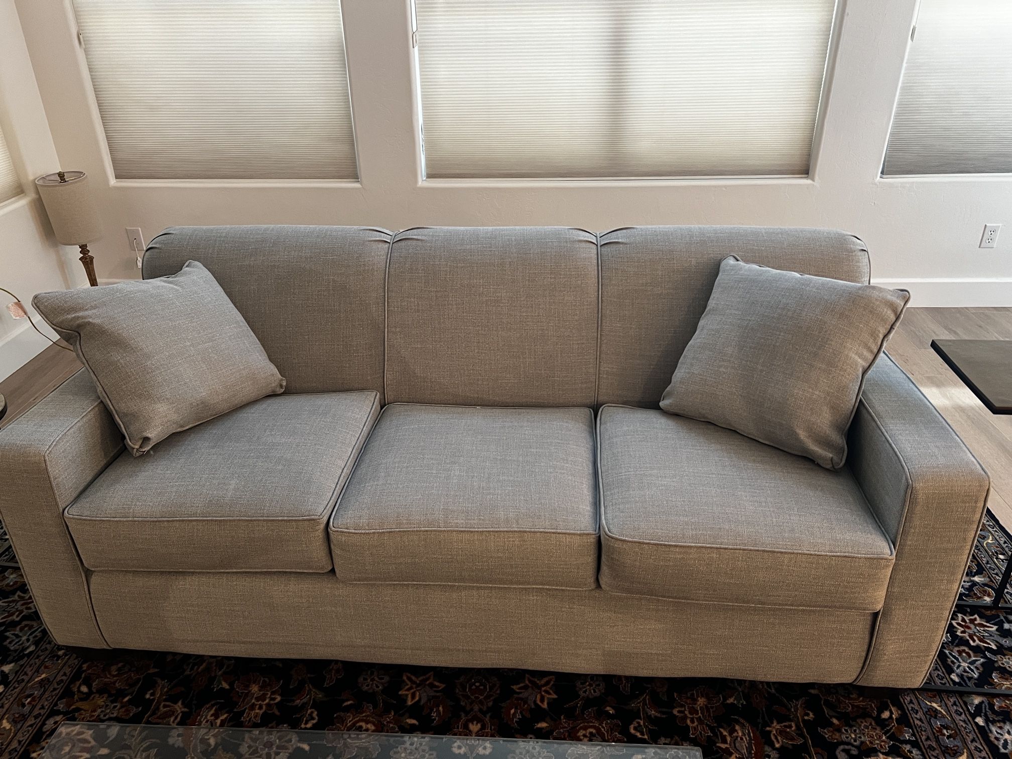Living Room Fabric Sofa 3 Seater