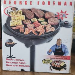 George Forman Indoor/Outdoor Electric BBQ Grill