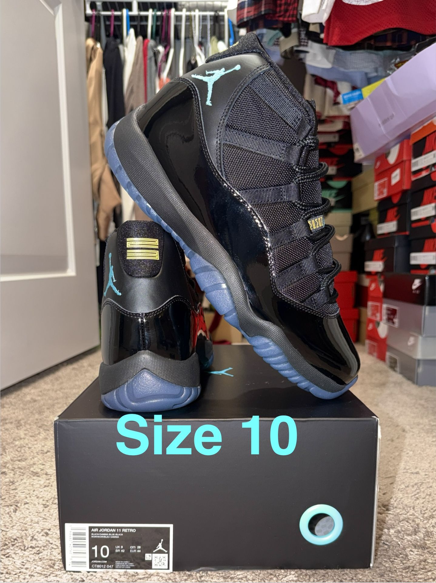 Jordan 11 Gamma 2025 Size 10 New DS Travis Brick