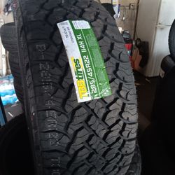 4 New Tires Installed/ Nuevas Llantas Instaladas 285/45/22 AT TBB Tires