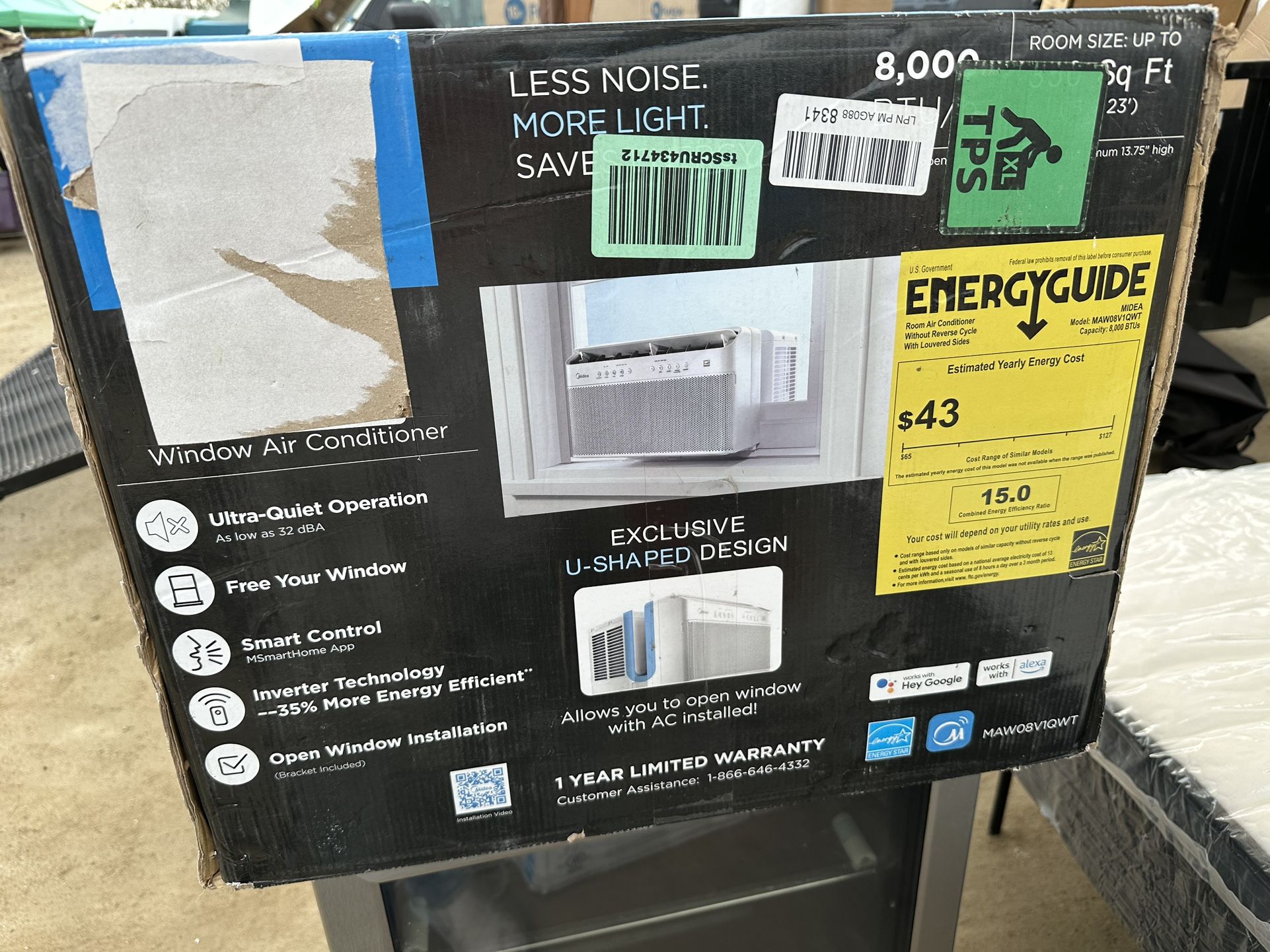 8000btu Midea Air Conditioner AC
