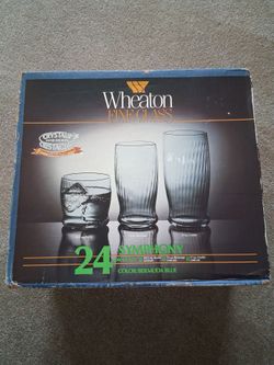 Glass tumbler set-24 piece
