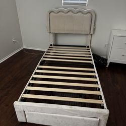 Twin bed frame led lights