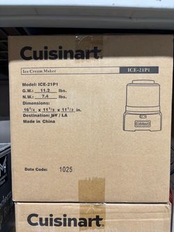 Cuisinart Ice Cream Maker ICE-21P1