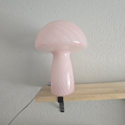 Pink Mushroom Lamp