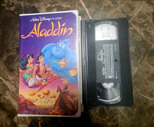 Disney's Aladdin (VHS, 1993) BLACK DIAMOND EDITION The Classics Walt Disney