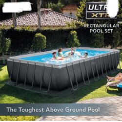 Ultra XTR 24' x 12' x 52" Above Ground Swimming Pool Set w/ Pump, New in Box