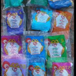 TY beanie McDonald's Happymeal toys