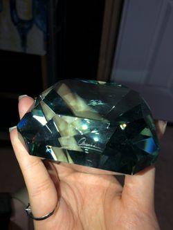 Crystal paperweight