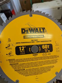 DeWalt 12" Saw Blade 60T