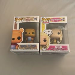 Brand New Pops Bundle  (Winnie the Pooh & Clueless character Cher) 