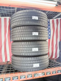 ✅ 4 NICE USED TIRES LT265/60R20 FIRESTONE TRANSFORCE HT2 ALL SEASON 10PR 265 60 20
