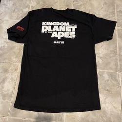 Kingdom of the Planet of the Apes IMAX Promo T-Shirt Size L Promotional