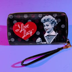 I Love Lucy Wallet Clutch With Wrist Strap