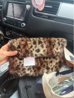 Leopard purse