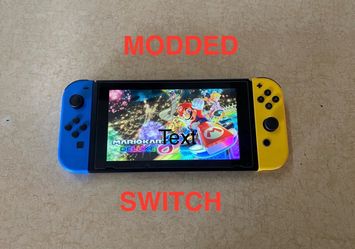 Nintendo Switch V2 with 512gb SD and 125 Switch Games
