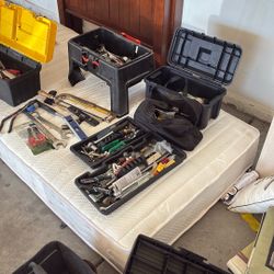 Hand Tools And Drill Bits, All In This Picture