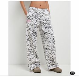 Happy camper Dalmatian wide sweatpants