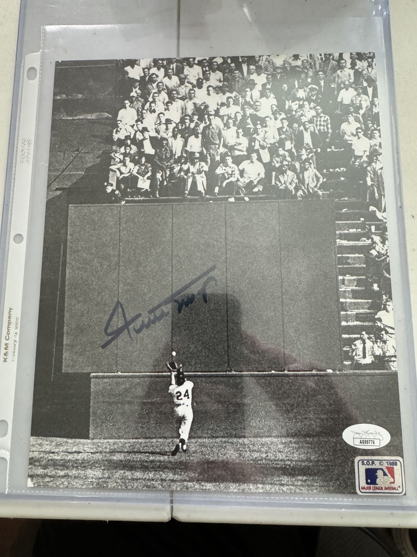 Willie Mays  Giants Signed/ Autographed JSA Certified Photo