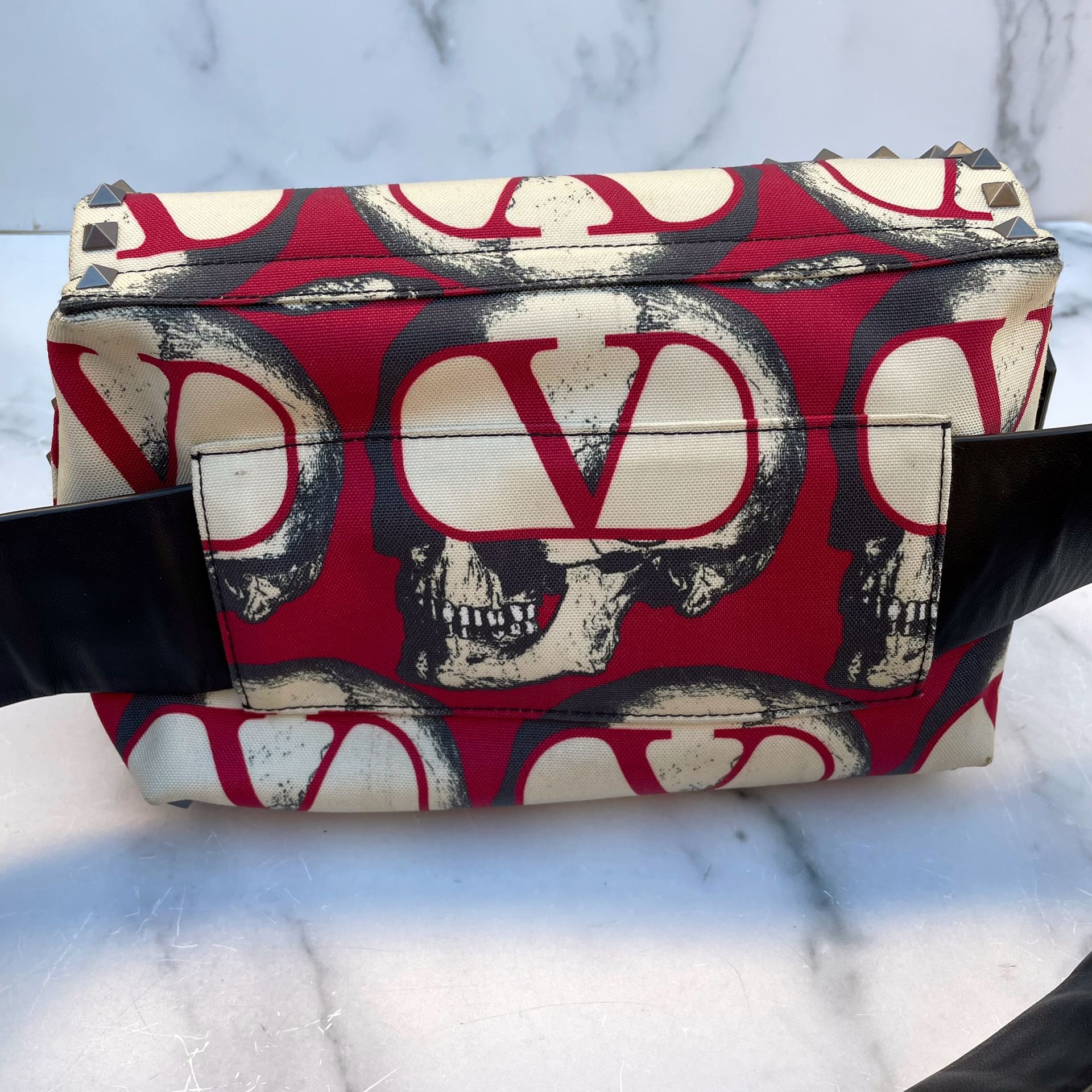 Valentino X Undercover skull print belt bum Waist bag Fanny Pack