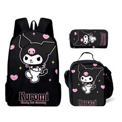 Kuromi Backpack 3 Piece Set 