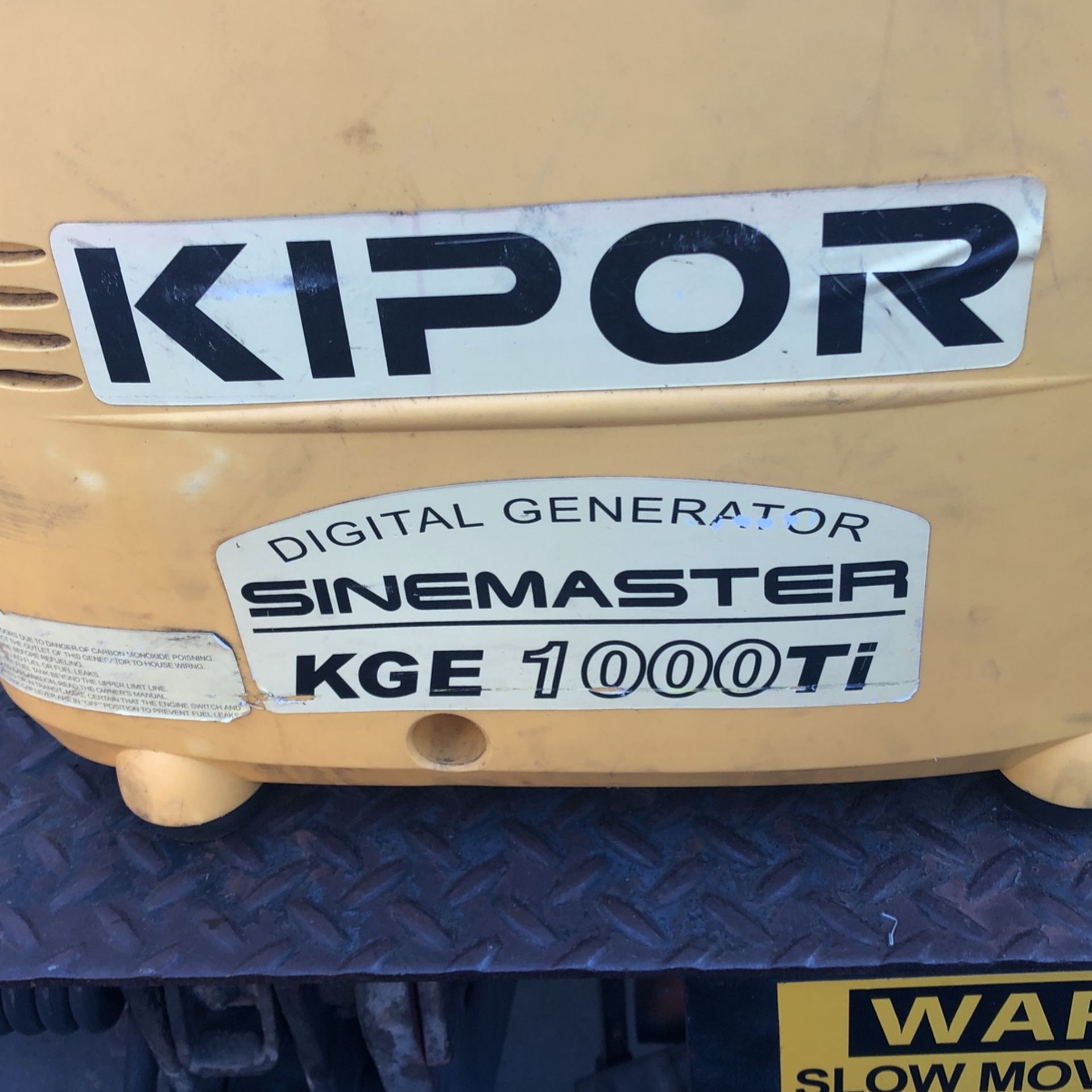 Kipor KGE 1000 tI Generator Like Honda Very Quayet