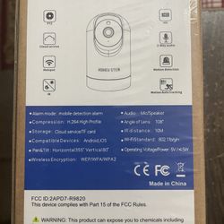 Indoor Security Camera New In Box