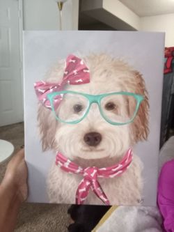 Dog painting