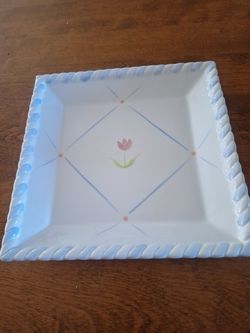 AVON:Elegant Blooms Platter