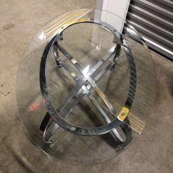 Glass Coffee Table With 2 Side Tables