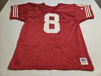 Vintage San Francisco 49ers Jersey Mens Red Youth Large Steve Young Wilson Football 80s 🏈