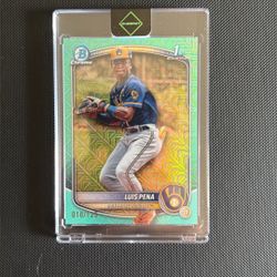 Luis Pena Aqua Mega /125 1st Bowman Chrome