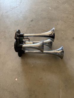 Chrome Triple Trumpet Air Horn