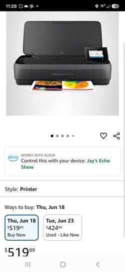 HP Portable Printer (Battery Included!)