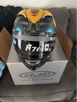 HJC F7 bumble bee helmet
