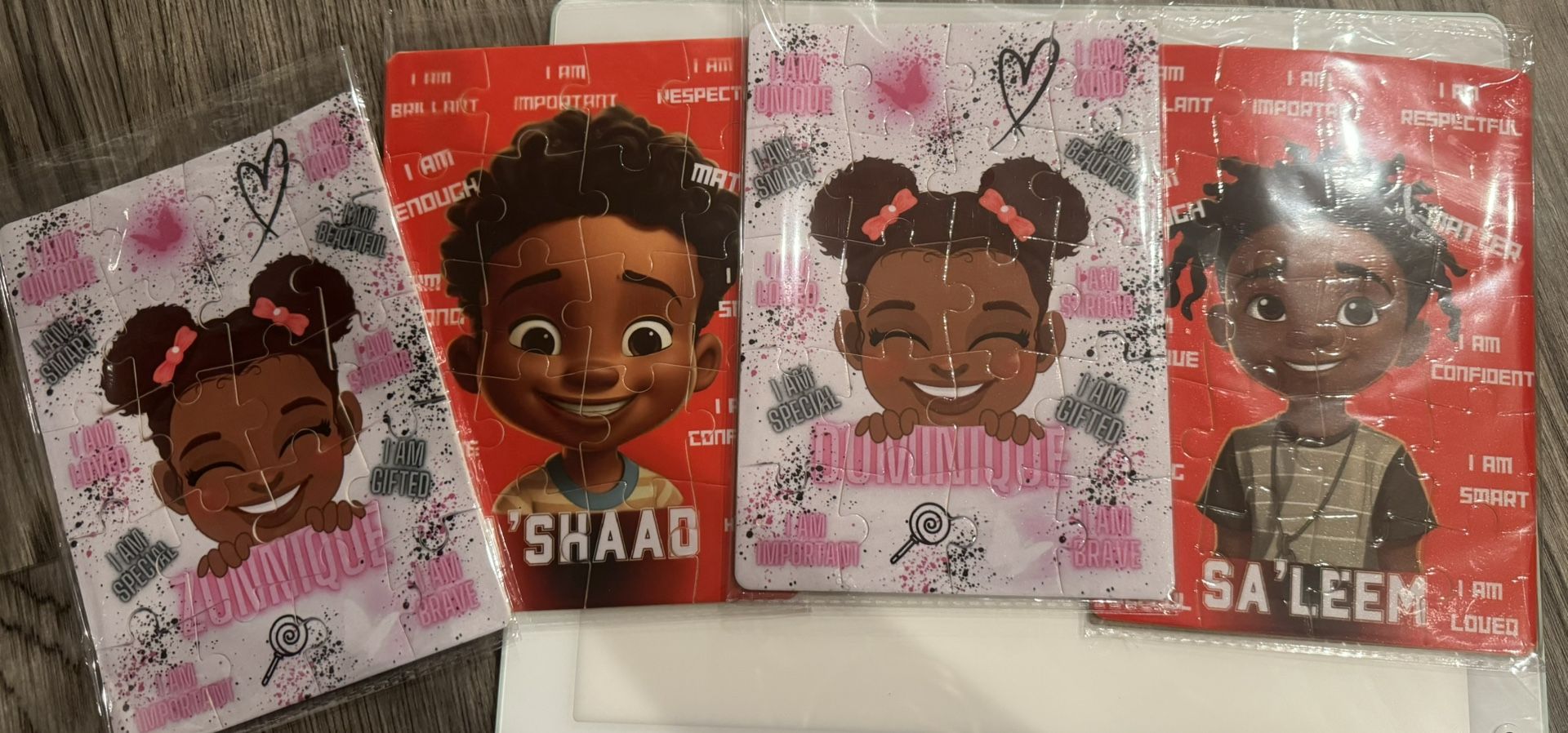 Custom Affirmation Puzzles
