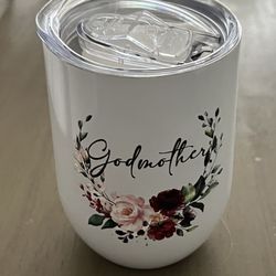 Godmother Wine Glass, And Make Up Bag