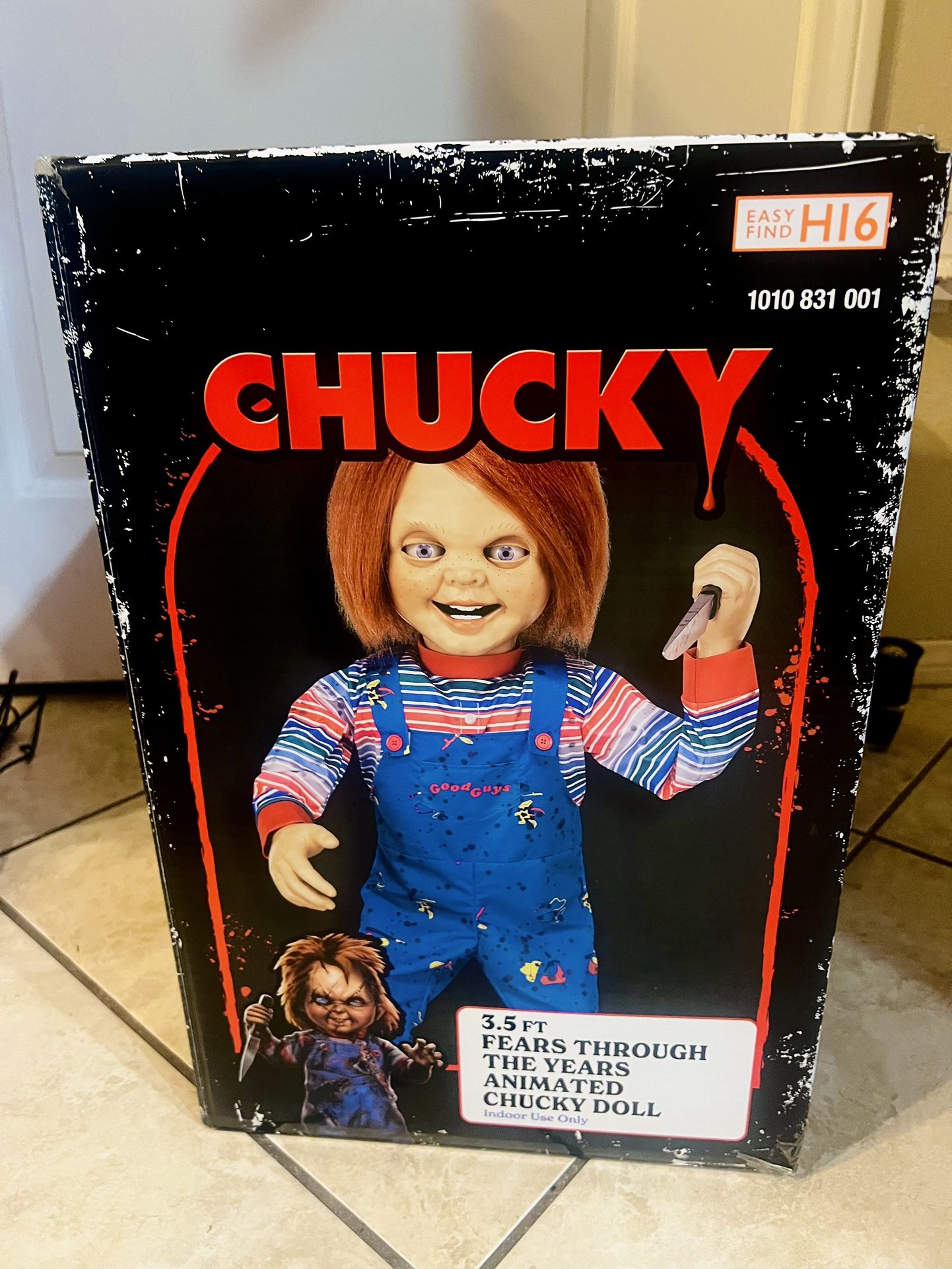 Chucky Animatronic Prop, Chucky Doll, Halloween Decorations, Home Depot