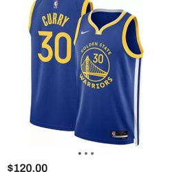 Steph Curry Jersey Sizes L and XX