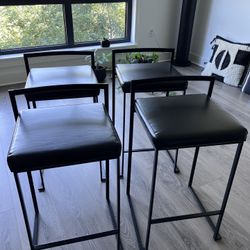 Brieon Upholstered Counter Stools (4), $150